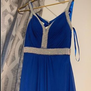 Royal blue prom dress